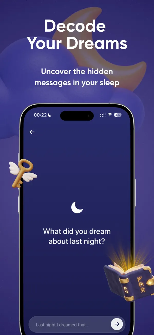 Dreampedia — dream entry screen